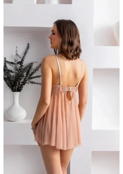 Gallipoli 31932 Çiçek Desenli Tül Gecelik modelleri