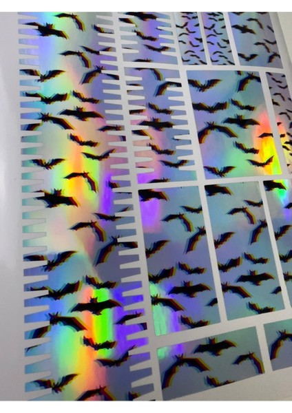 🦇 3D Hologram Yarasa Sticker Seti – 13 Parça Bisiklet Sticker Seti fırsatları