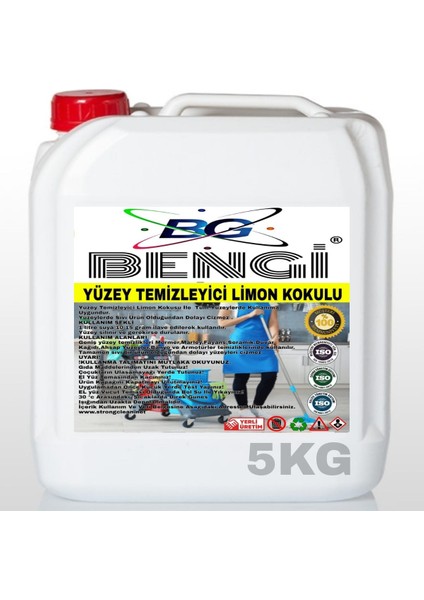 Yüzey Temizleyici Limon 5 kg