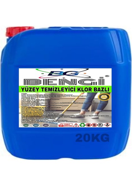 Yüzey Temizleyici Klor Bazlı 20KG