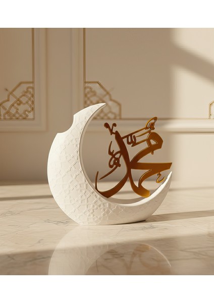 S28 Muhammed Yazılı Vazo - Dekor - Dekoratif Obje fırsatları