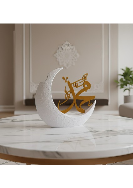 S28 Muhammed Yazılı Vazo - Dekor - Dekoratif Obje indirimleri