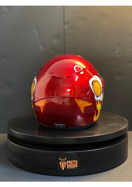 SY118 Iskelet (Skull) Desenli Çocuk Motosiklet Kaskı Full Face Pp Materyal Ece Onaylı (5-12 Yaş) fiyatları