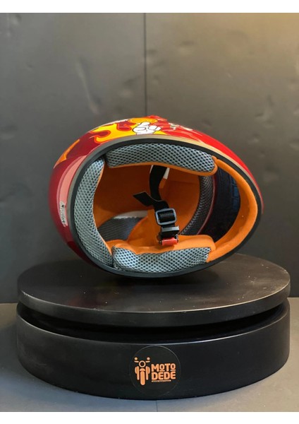 SY118 Iskelet (Skull) Desenli Çocuk Motosiklet Kaskı Full Face Pp Materyal Ece Onaylı (5-12 Yaş) modelleri