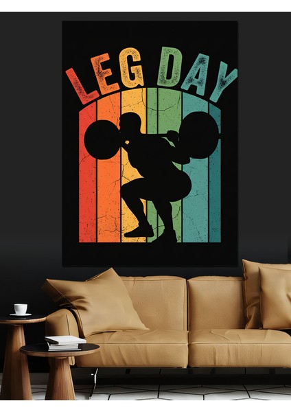 Ağırlık Kaldıran Adam Spor Dekoratif Kanvas - Mdf Ahşap Tablo indirimleri