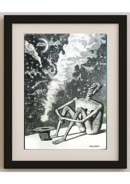 Balabas Victor 29X21CM Orijinal Karikatür Tablo