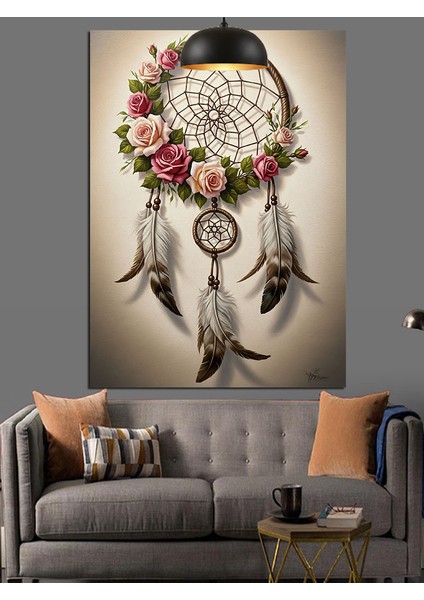 Düş Kapanı Tüylü Sanatı Dekoratif Kanvas - Mdf Ahşap Tablo modelleri