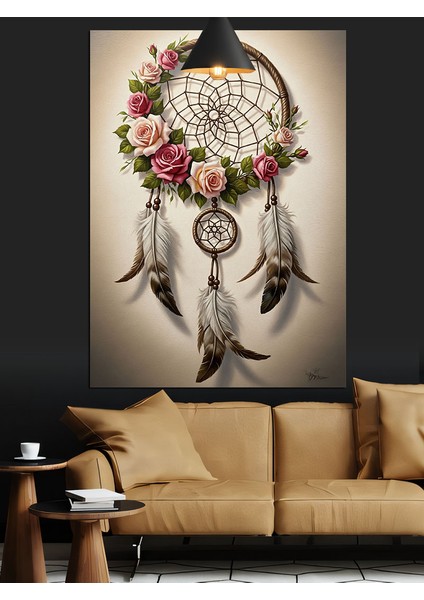 Düş Kapanı Tüylü Sanatı Dekoratif Kanvas - Mdf Ahşap Tablo indirimleri