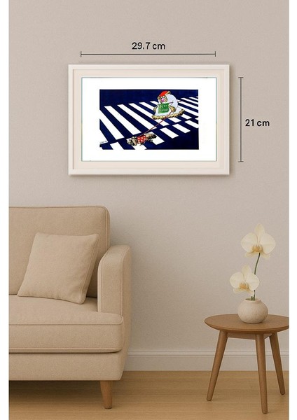 Leng Mu 29X21CM Orijinal Karikatür Tablo indirimleri