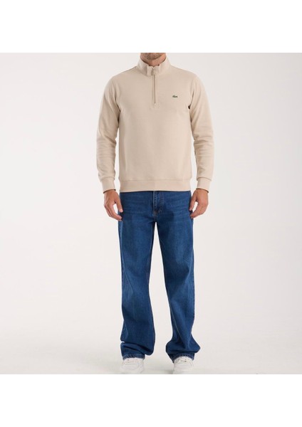 Fermuar Yaka Bej Regular Fit fiyatları