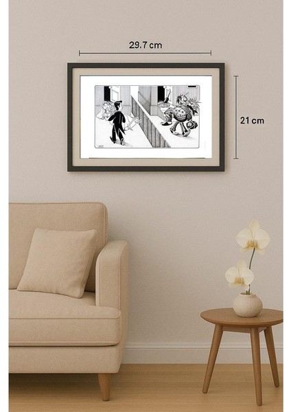 Vansovich Tamara 29X21CM Orijinal Karikatür Tablo fiyatları