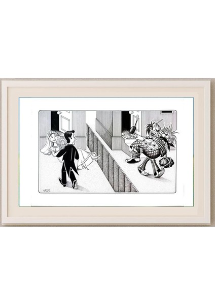 Vansovich Tamara 29X21CM Orijinal Karikatür Tablo fırsatları