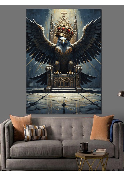 Antik Mısır Mitolojisi Kanatlar Dekoratif Kanvas - Mdf Ahşap Tablo modelleri