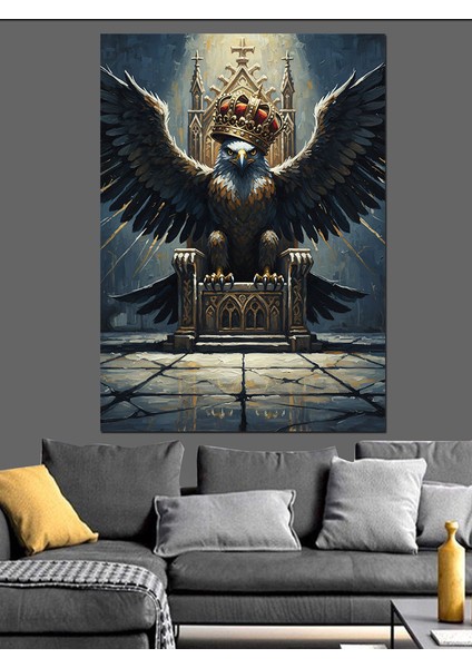 Antik Mısır Mitolojisi Kanatlar Dekoratif Kanvas - Mdf Ahşap Tablo fırsatları