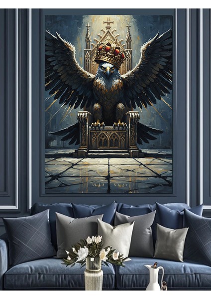 Antik Mısır Mitolojisi Kanatlar Dekoratif Kanvas - Mdf Ahşap Tablo indirimleri