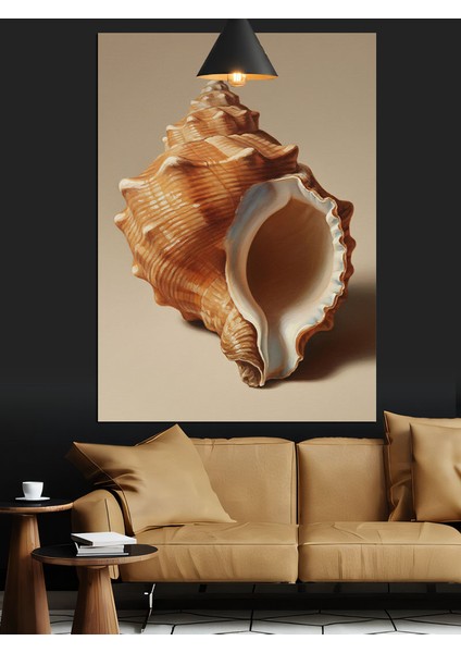 Deniz Kabuğu Sahil Teması Dekoratif Kanvas - Mdf Ahşap Tablo fiyatları
