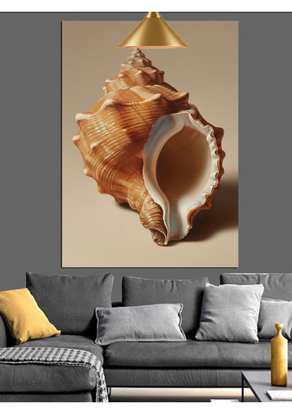 Deniz Kabuğu Sahil Teması Dekoratif Kanvas - Mdf Ahşap Tablo modelleri