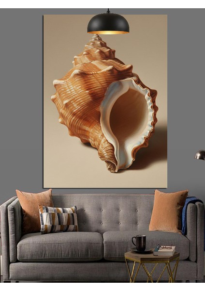 Deniz Kabuğu Sahil Teması Dekoratif Kanvas - Mdf Ahşap Tablo indirimleri