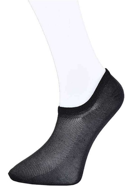Siyah Erkek Görünmez Çorap 6 çift