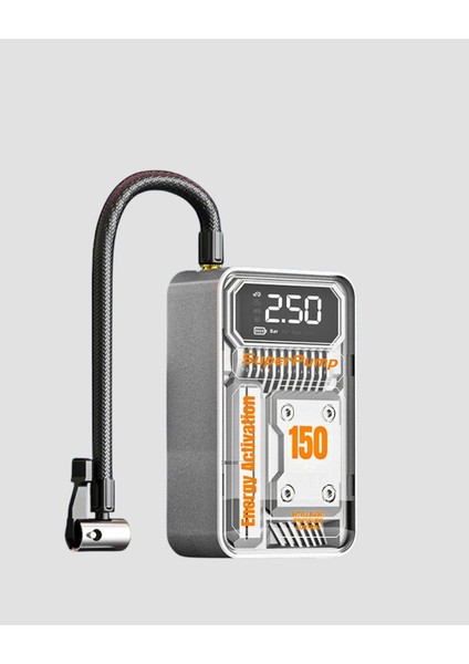Taşınabilir Kablosuz Hava Pompası – 150 Psı Güçlü Basınç ve 6000MAH Şarjlı fiyatları