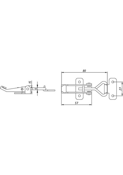 Yivli Kaput Kilidi 83501 modelleri