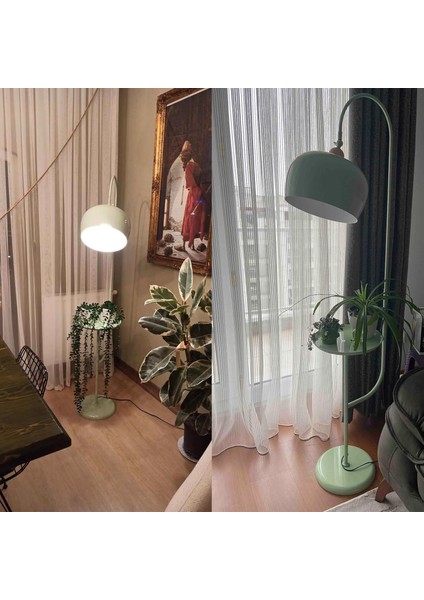 Mint Lambader Hareketli Başlık Sehpalı Modern Dekoratif Metal Oturma Odası Çalışma Odası Zemin modelleri