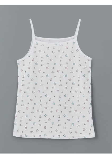 Yeni Sezon Kare Yaka Kız Çocuk Atlet 2'li modelleri