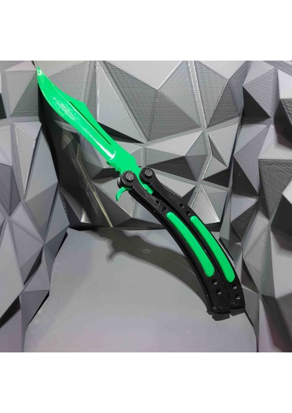 Kelebek Tarzı Dekoratif Koleksiyon Ürünü – Yeşil Renk – 3D Baskı Koleksiyon Ürünü fırsatları