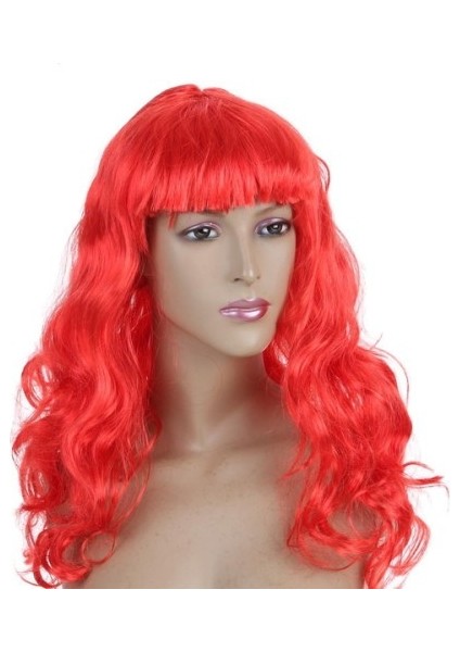 Dalgalı Kırmızı Peruk Saç fiyatları