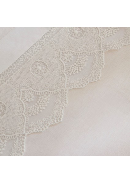 Teora Dantelli Çift Kişilik Nevresım Takımı Beyaz fiyatları