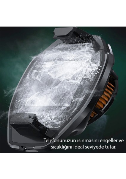 Klipsli Seramik Radyatörlü Telefon Soğutucu Gaming Oyuncu Canlı Yayın Için Memo modelleri