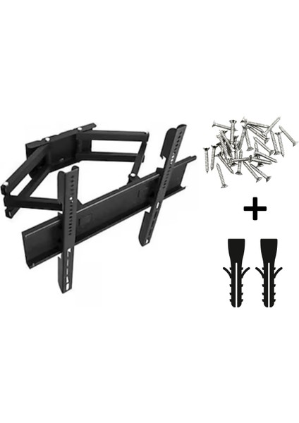 Tv Askı Aparatı Hareketli Iki Kollu 42'- 50" 107 cm 127 cm LCD LED Plazma fiyatları
