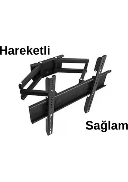Tv Askı Aparatı Hareketli Iki Kollu 42'- 50" 107 cm 127 cm LCD LED Plazma modelleri