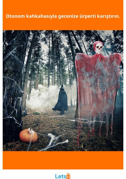 LED Işıklı Kahkaha Atan Sesli Sensörlü Kuru Kafa fiyatları