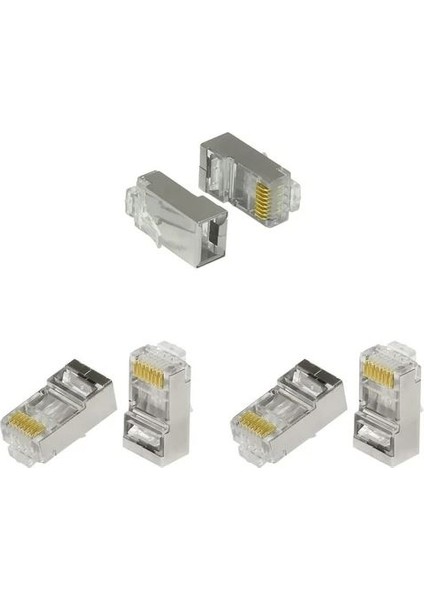 Frısby RJ45 Ftp Cat6 Konnektor Metal 100LÜ Paket
