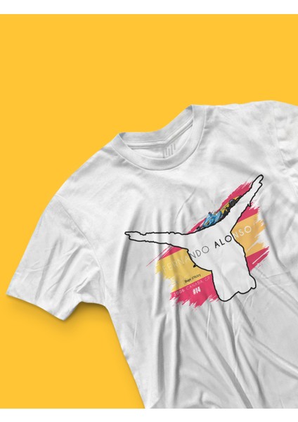 Fernando Alonso Kanada Gp 2006 Shape Of Victory T-Shirt fiyatları