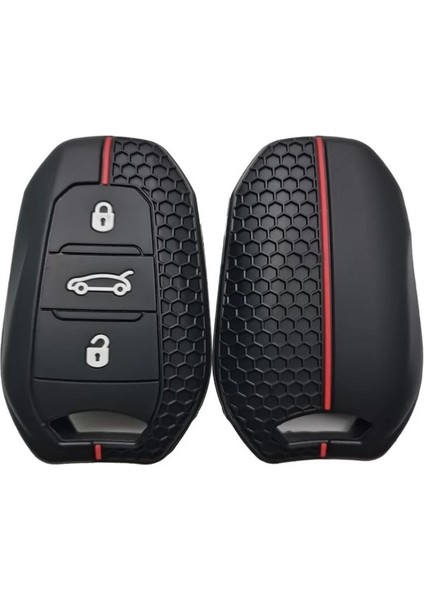 2 Adet Peugeot 208 308 508 2008 3008 5008 Rifter Silikon Anahtar Kılıfı
