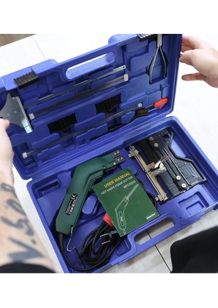 Wınons Kızak ve Cetvelli Sıcak Tel Köpük Kesici 200W, WFC-0005 Strafor Kesici , Polistiren Kesme Aleti (13'lü Set)