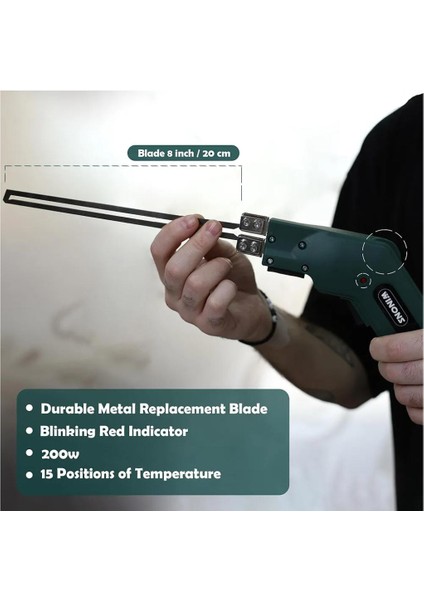 Wınons Kızak ve Cetvelli Sıcak Tel Köpük Kesici 200W, WFC-0005 Strafor Kesici , Polistiren Kesme Aleti (13'lü Set) modelleri