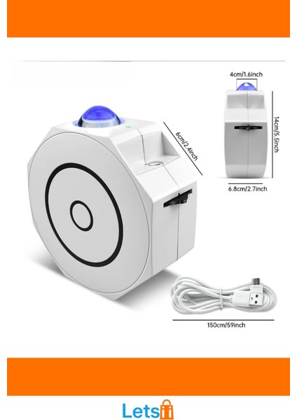 Bluetooth Özellikli Anason Projektör Gece Lambası ile Müzik Keyfi indirimleri