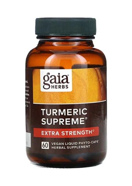 Turmeric Supreme Extra Strength - Supports Occasional Swelling From Normal Wear & Tear 60 Phyto-Caps
