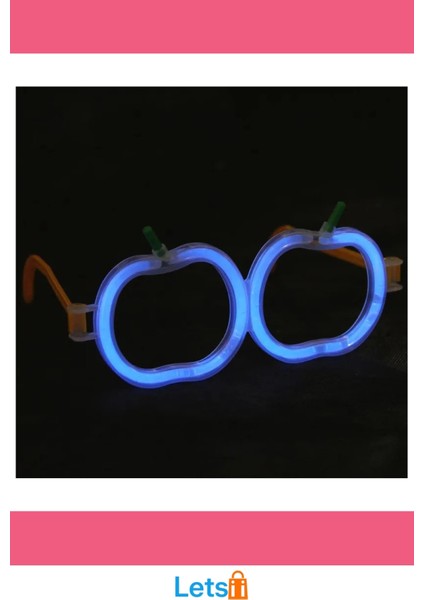 Neon Parti Gözlüğü Seti 12 Adet Renkli Işıklarla Eğlenceli Tasarım fırsatları