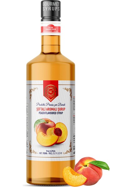 Nish Şeftali Aromalı Şurup 700 ml - P