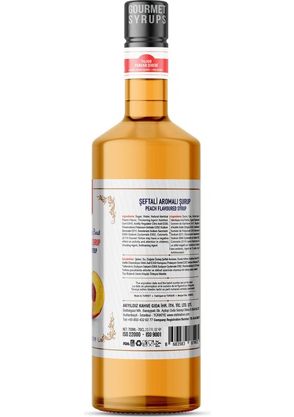 Nish Şeftali Aromalı Şurup 700 ml - P fiyatları