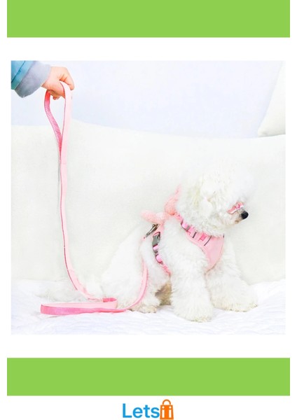 Peluş Ayıcıklı Ayarlanabilir Göğüs Tasması ile Metal Kancalı Gezdirme Tasmaları fırsatları