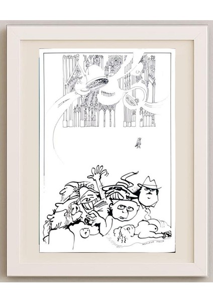 Marlene Pohle 29X21CM Orijinal Karikatür Tablo fırsatları