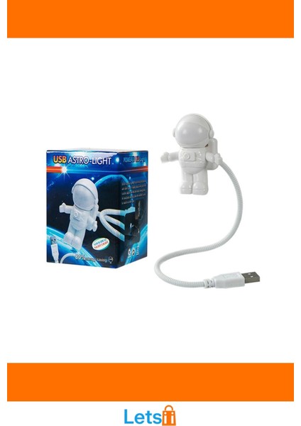 Astronot USB Gece Lambası Sevimli Aydınlatma indirimleri