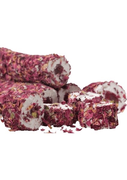 Gül Yapraklı Sultan Nar Aromalı Sarma Lokum 250 G
