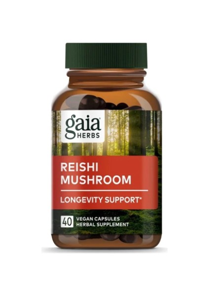 Reishi Mushroom - Helps Maintain A Healthy Immune System & Supports Heart Health 40 Caps