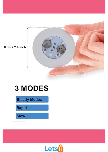 Işıklı Yapışkanlı Bardak Altı Aparatı Ledli 3 Modlu fırsatları
